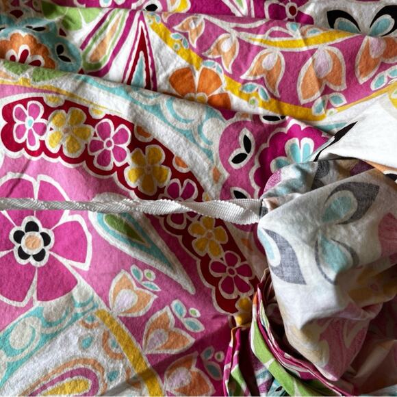 Pottery Barn Teen pink pastel cotton duvet set pillowcases size twin - Picture 5 of 8